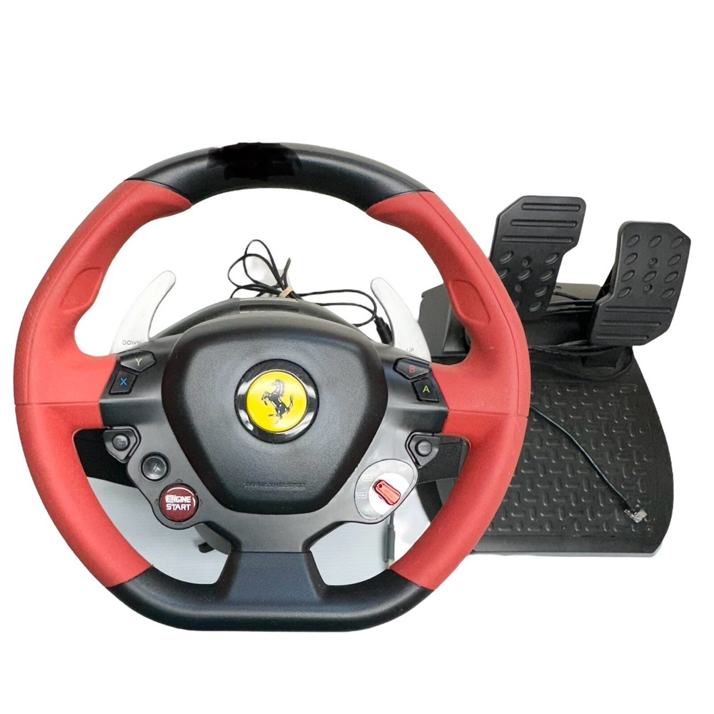 Thrustmaster Ferrari 458 Spider Wheel & Pedals Set 4460105 For Xbox One X S